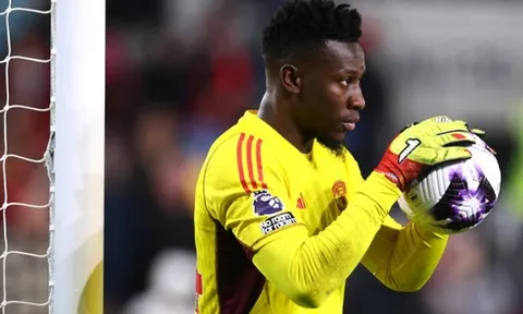 Andre Onana thất vọng về Manchester United