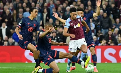 Ollie Watkins tỏa sáng, Aston Villa nhọc nhằn đánh bại Lille trên sân nhà