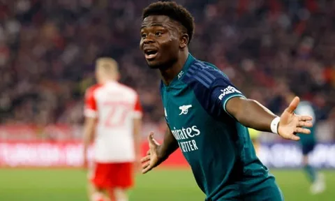 Gây thất vọng, Bukayo Saka bị huyền thoại Arsenal chỉ trích