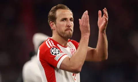 Harry Kane "hả hê" khi Bayern Munich đánh bại Arsenal