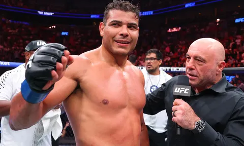 Joe Rogan đề xuất Paulo Costa tranh đai vô địch hạng bán nặng tạm thời: 'Cậu ấy trông quá tuyệt vời'