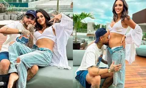 Gia đình Neymar sắp đón thành viên mới