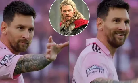 Giải mã màn ăn mừng bàn thắng gây sốt của Lionel Messi