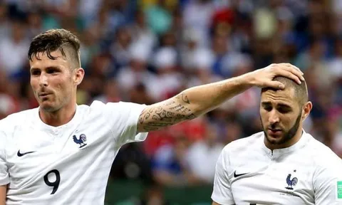 Giroud: "Sự trở lại của Benzema làm Pháp mất cân bằng chiến thuật"