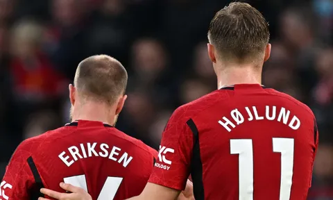 CHÍNH THỨC! MU thông báo về Eriksen & Hojlund: Mất vài tuần