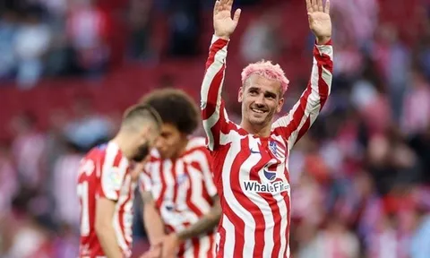 Griezmann tỏa sáng rực rỡ với cú đúp
