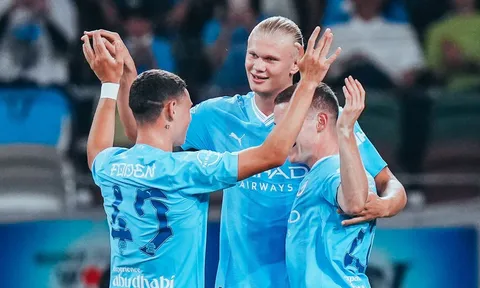 Haaland nổ cú đúp, Man City ngược dòng thắng 5-3