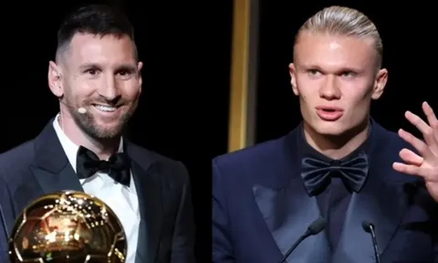 Vuột mất QBV, Haaland gửi thông điệp cho Messi