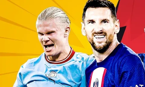 Haaland có thể vượt Messi trong cuộc đua Quả bóng vàng