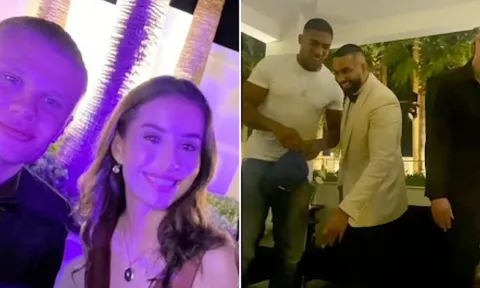 Haaland đón giao thừa xa hoa tại Dubai