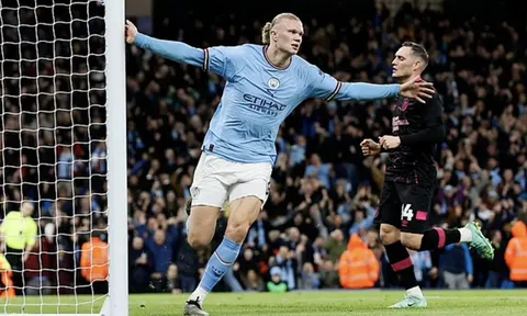 Haaland lập hattrick, Man City hủy diệt đối thủ ở FA Cup