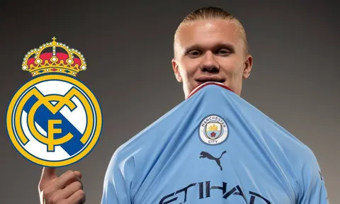 Haaland quan tâm đến Real Madrid