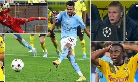 Haaland tịt ngòi, Man City dắt tay Dortmund vào vòng 1/8