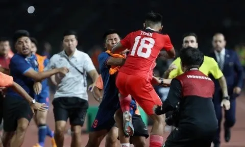 Hai đội Thái Lan và Indonesia ẩu đả cuối trận chung kết SEA Games 32