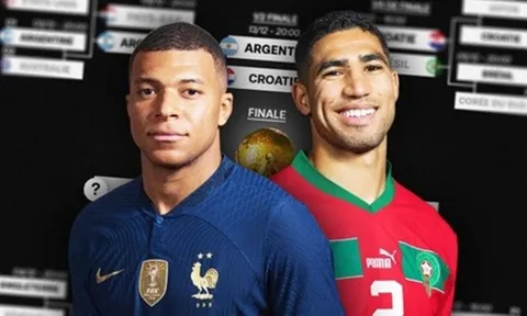 Hakimi hẹn Mbappe ở bán kết World Cup