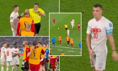 Hành động tục tĩu, Xhaka chọc giận toàn bộ thành viên Serbia
