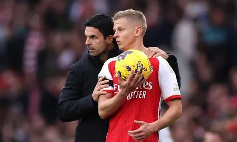Hé lộ mới của HLV Arteta về Zinchenko