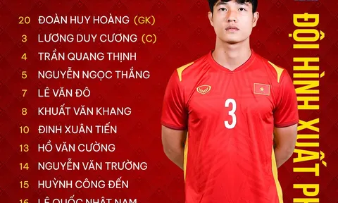 HLV Troussier thay nửa đội hình U22 Việt Nam gặp U22 Thái Lan