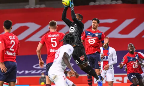 Hòa nhạt nhòa Lille, PSG lỡ cơ hội lấy lại ngôi đầu tại Ligue 1