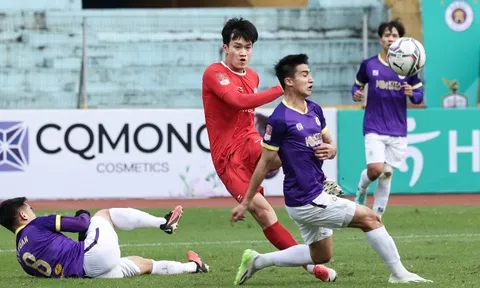 Hoàng Đức đá trọn 90 phút, Thể Công Viettel đả bại Hà Nội FC
