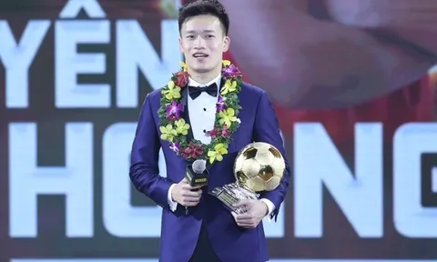 Hoàng Đức nói điều tiếc nuối sau khi giành Quả bóng vàng Việt Nam 2023