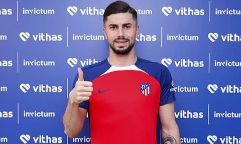 CHÍNH THỨC: Atletico đón tân binh đầu tiên của tháng 1