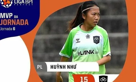 Huỳnh Như hay nhất vòng 6 giải Bồ Đào Nha