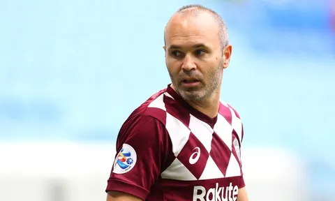 Iniesta chia tay Vissel Kobe