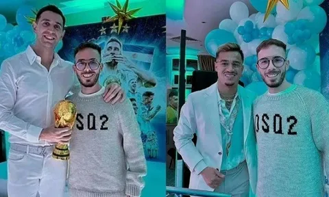 Martinez tổ chức tiệc mừng World Cup tưng bừng