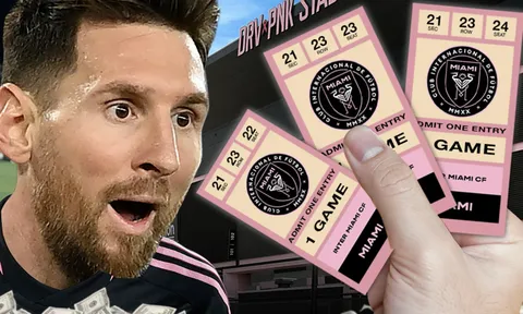 Inter Miami ‘móc hầu bao’ NHM, vé tăng ngất ngưỡng 82%