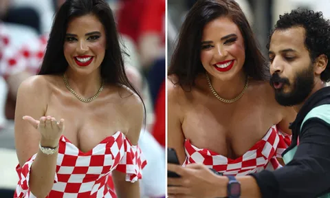 CĐV Croatia 'đốt mắt' cánh mày râu trên khán đài