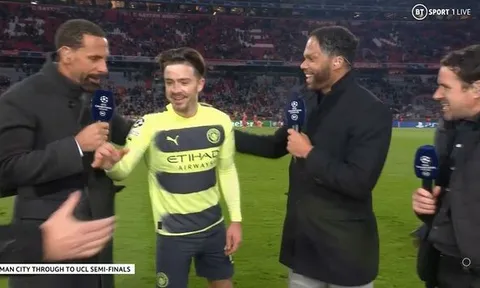 Jack Grealish từ chối trả lời phỏng vấn Rio Ferdinand