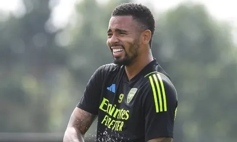 Jesus trở lại, dàn sao Arsenal hớn hở tập luyện