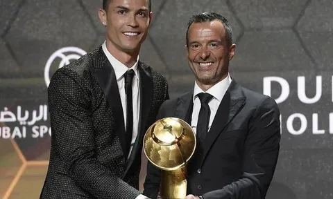 Jorge Mendes chỉ ra 5 lý do Ronaldo nên đoạt Quả bóng Vàng 2021