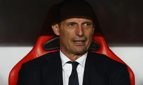 Phản ứng của Allegri khi Juve bị loại khỏi Champions League