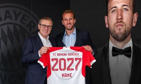 Harry Kane chính thức ra mắt Bayern Munich