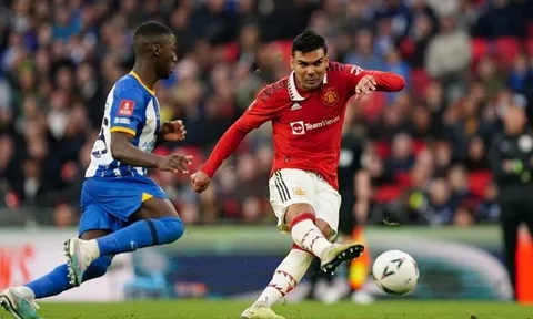 Khác biệt to lớn của Casemiro trước Brighton