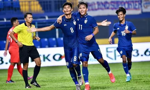 Không thua kém Việt Nam, U23 Thái Lan hủy diệt đối thủ 5-0 ở VL U23 Châu Á