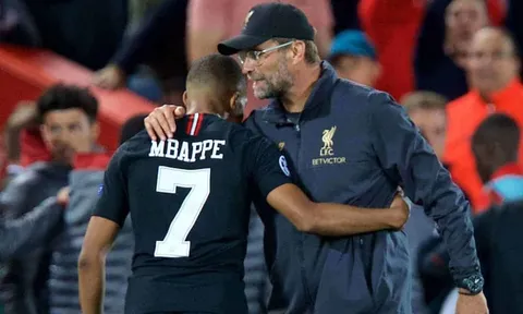 Klopp: "Tôi cười khi nghe tin Liverpool muốn mua Mbappe"