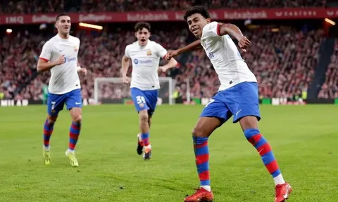 Lamine Yamal solo ghi bàn như Lionel Messi