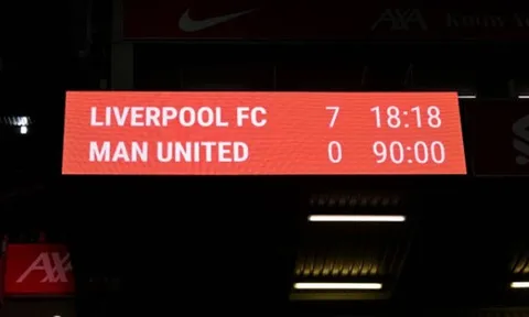 Lần gần nhất M.U thua 0-7 là khi nào?