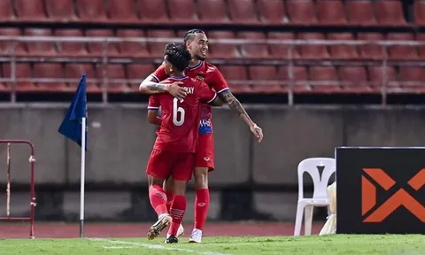 Lào thắng U23 Thái Lan trước trận gặp tuyển Việt Nam