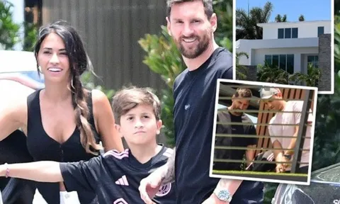 Messi dẫn vợ con đi tìm căn nhà thứ 5 ở Miami