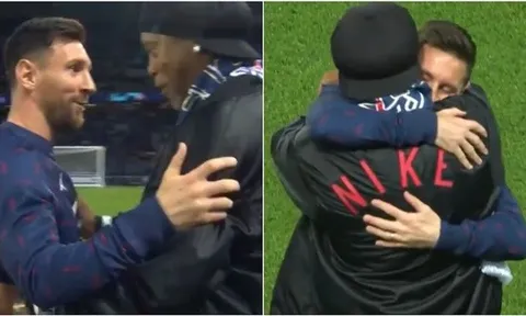 Lionel Messi tái ngộ Ronaldinho trên SVĐ Công viên các Hoàng tử