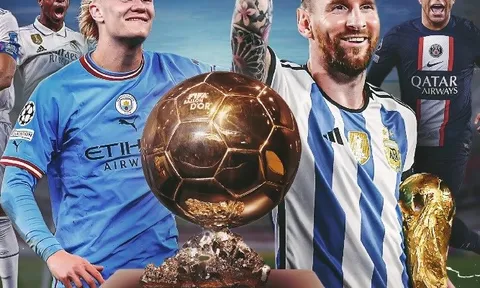 Lý do Haaland giành cú ăn 3 vẫn khó thắng Messi ở Quả bóng vàng 2023