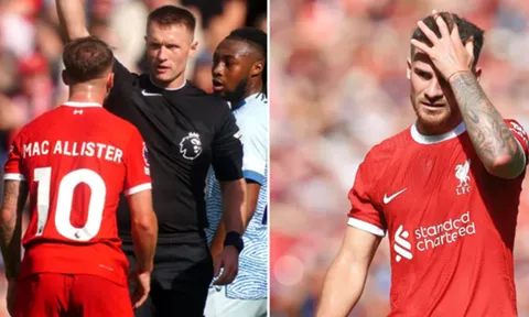 HLV Bournemouth nói thẳng về tấm thẻ đỏ của Mac Allister