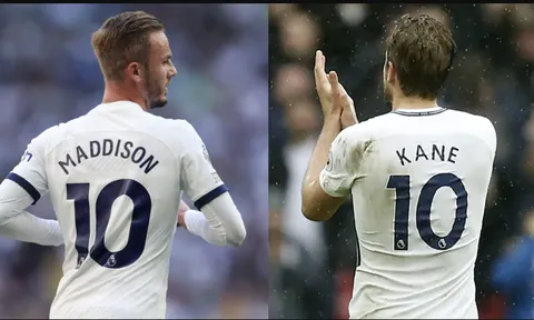 Maddison tiết lộ "không muốn" kế thừa áo số 10 của Kane
