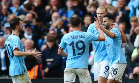 Mahrez độc diễn, Man City vào chung kết FA Cup