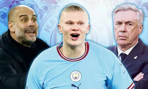 Man City tăng lương chót vót giữ 'máy ghi bàn' Haaland