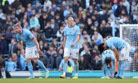 Man City thua sân nhà: Ngày Haaland đi lạc